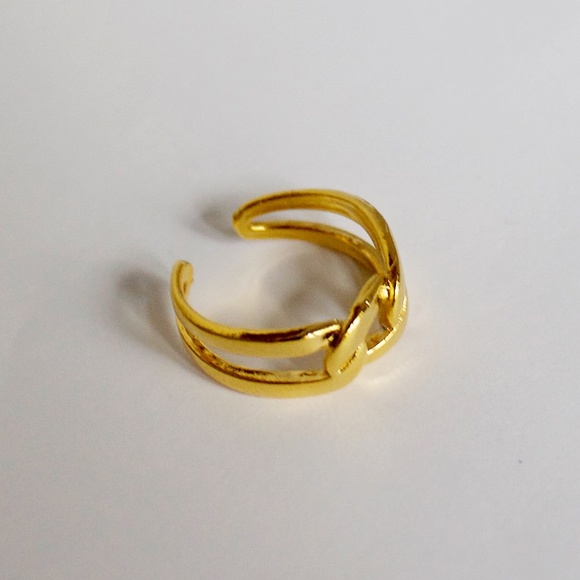 Love knot Ring 24K Plated - Picture 8 of 11